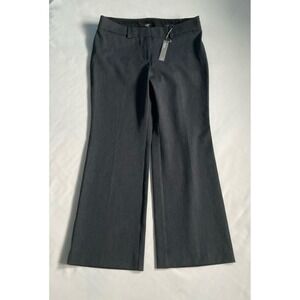 Loft Curvy Trousers Womens 12 Charcoal Gray Dress Pants Work Office Casual